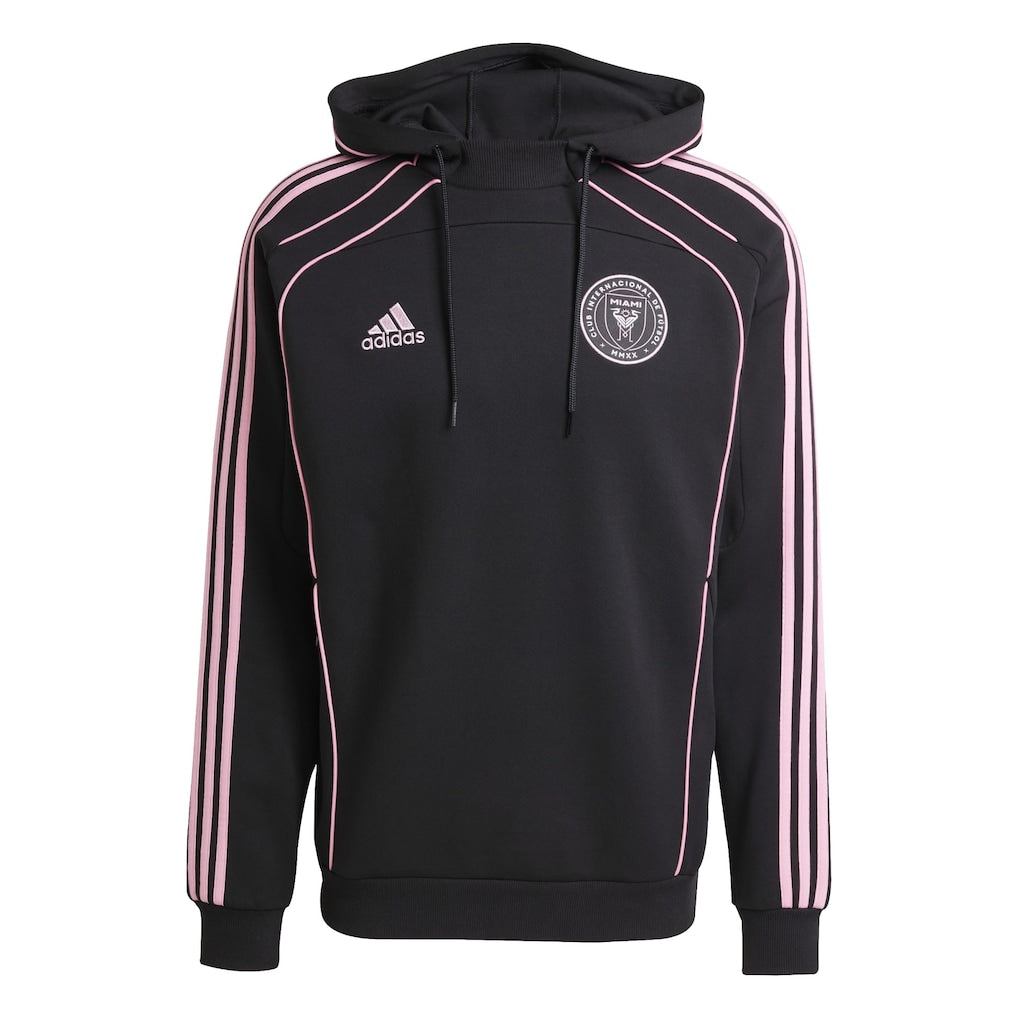 Inter Miami Black 2025 Travel Pullover Hoodie